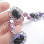 Gothic Purple Bracelet